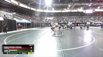 120 lbs Champ. Round 1 - Christopher Porter, Lewiston vs John Wingfield, Timberlake