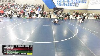 84 lbs Champ. Round 1 - Ryker Nilsson, Lone Peak Youth Wrestling vs Ryker Olsen, Northside Wrestling Club
