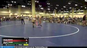 120 lbs Round 5 (10 Team) - Brady Unser, SD Red vs Micah Roehm, GA Misfits