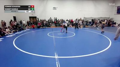 94-97 lbs Round 2 - Robert Daniels, Carey Jr High vs Connor Schuster, Laramie Middle School