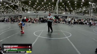 84 lbs Round 4 (6 Team) - Brayden Sechrist, Xtreme Team vs Vincent Aparicio, SEPA