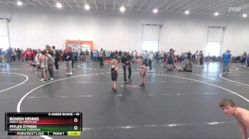 45 lbs Cons. Round 2 - Bowen Dennis, Ninety Six Wrestling vs Myles Dynski, Summerville Takedown
