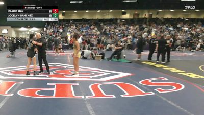 112 lbs Consi Of 32 #2 - Elaine Hay, WI vs Jocelyn Sanchez, VA