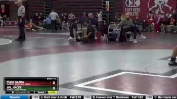 170 lbs Round 1 - Mack Seaba, Clarion-Goldfield-Dows vs Wil Hacke, Xavier, Cedar Rapids