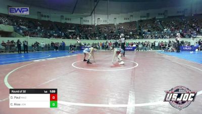 76 lbs Round Of 32 - Drake Paul, Maize WC vs Cameron Rios, Lions Wrestling Academy