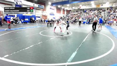 126 lbs Cons. Round 1 - Casey Kalpakoff, El Dorado vs Diego Arias, La Mirada