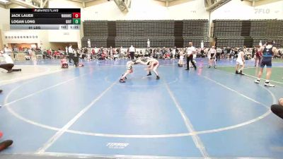 81 lbs Rr Rnd 10 - Jack Lauer, Warhawks Wrestling Inc. ES vs Logan Long, Grit Mat Club ES