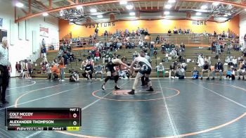 190 lbs 1st Place Match - Alexander Thompson, Madison vs Colt McCoy, Hillsdale