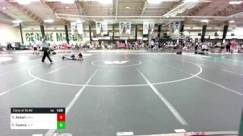 126 lbs Consi Of 16 #2 - Youssef Askari, Apple Wrestling Academy vs Finn Owens, VA Patriots