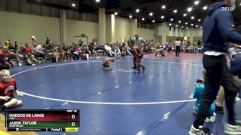 75 lbs Semifinal - Jaxon Taylor, Northport vs Maddox De Lange, PWC