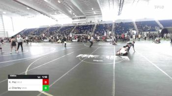 109 lbs Quarterfinal - Keenan Paz, Gold Rush Wrestling vs Jaydin Charley, Ganado WC