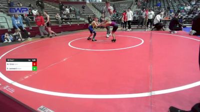 58 lbs Rr Rnd 1 - Warner Grist, Benton Parks Youth Wrestling vs Stetson Leonard, Mountain View Stingers Wrestling