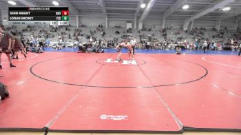 160 lbs Rr Rnd 1 - John Knight, University Hawks Wrestling Club vs Logan Mickey, Yeti: Special Forces