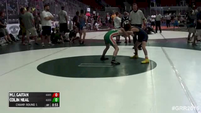 85 Champ. Round 1 Colin Neal (NJWAY) vs. M.j. Gaitan (Cali Gold)