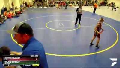 90 lbs Cons. Semi - Davon Bradley, Big Lake vs Carter Sivahop, K-W