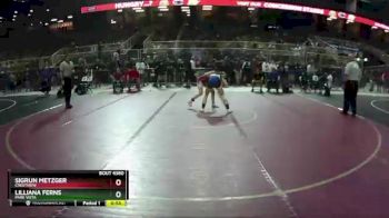 105 lbs 5th Place Match - Lilliana Ferns, Park Vista vs SIGRUN METZGER, Crestview