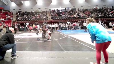 56 lbs Quarterfinal - Addison Ross, Red Devil Wrestling Club vs MJ Franke, Dark Cloud Wrestling Club