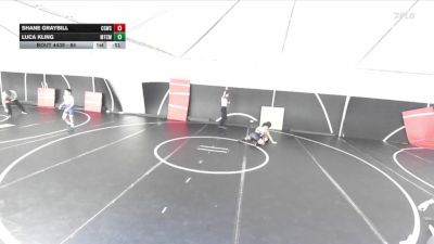 84 lbs 1st Place Match - Luca Kling, Mantanona Training Center MTC vs Shane Graybill, Cal Grapplers Wrestling Club