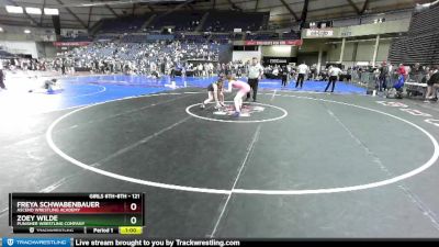 121 lbs Cons. Round 3 - Freya Schwabenbauer, Ascend Wrestling Academy vs Zoey Wilde, Punisher Wrestling Company