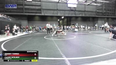 73 lbs Quarterfinal - Johnny Torres, WTC vs Caizer McElroy, Garden City