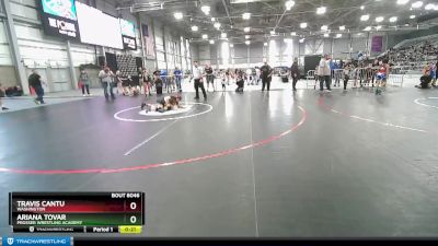 89-90 lbs Round 1 - Travis Cantu, Washington vs Ariana Tovar, Prosser Wrestling Academy