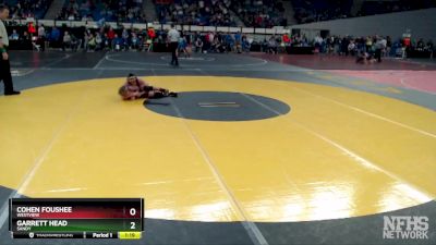 6A-106 lbs Champ. Round 1 - Garrett Head, Sandy vs Cohen Foushee, Westview