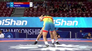53 kg 1/4 Final - Altyn Shagayeva, Kazakhstan vs Katie Gomez, United States