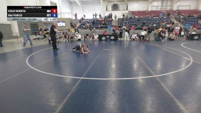53 lbs Cons. Semis - Cole Huerta, Northside Wrestling Club vs Kai Fusco, Inland Northwest Training Center INWTC