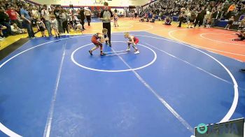 55 lbs Round Of 16 - Turk Hockett, Caney Valley Wrestling vs Grayson Simpson, Hilldale Youth Wrestling Club