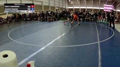 145 lbs Cons. Round 1 - Inaily Samaniego, Utah vs Dakota Frogge, Utah