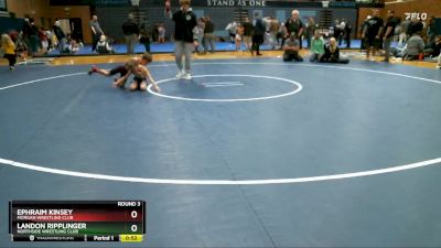 68-72 lbs Round 3 - Landon Ripplinger, Northside Wrestling Club vs Ephraim Kinsey, Morgan Wrestling Club