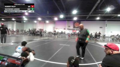 132 lbs Consi Of 8 #2 - Hubert Eiley, Viper Wrestling vs Waymond Liggins, Rancho Bernardo WC