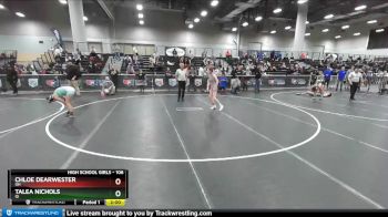 106 lbs Semifinal - Talea Nichols, ID vs Chloe Dearwester, OH