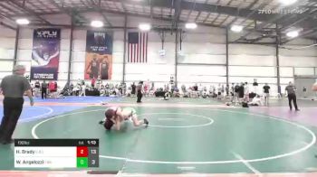 132 lbs Rr Rnd 1 - Hayden Brady, Elite Athletic Club vs William Angelozzi, Felix Wrestling Academy
