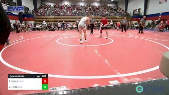 110 lbs Quarterfinal - Tucker Goins, Pocola Youth Wrestling vs Zander Pope, Keystone Wrestling Club