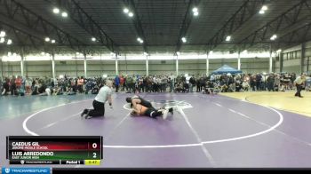 190 lbs Cons. Round 2 - Caedus Gil, Jerome Middle School vs Luis Arredondo, East Junior High