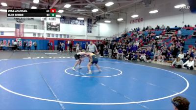 149 lbs Finals (2 Team) - Jack DeBoe, Mount Union vs Luke Zadrazil, Averett