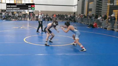 133Black lbs Rr Rnd 3 - Evin Gursoy, Columbia vs Mason Leiphart, Franklin & Marshall