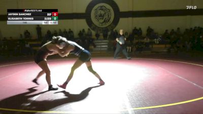 140 lbs Round 1 (4 Team) - Jayden Sanchez, Dripping Springs High School vs Elisabeth Torres, San Antonio Johnson