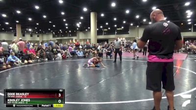 62 lbs Round 2 (4 Team) - Kinsley Jones, Not Plain Jane`s vs Dixie Beasley, TN AAU- Havok