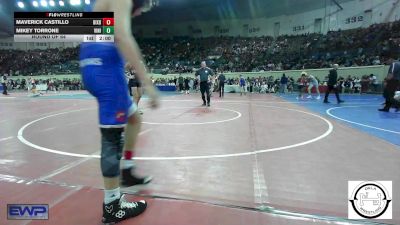 128 lbs Round Of 64 - Maverick Castillo, Bixby vs Mikey Torrone, Vinita Kids Wrestling