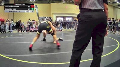 132 lbs Round Of 128 - Jackson Carson, Nighthawk WC vs Grayson Kim, Atc
