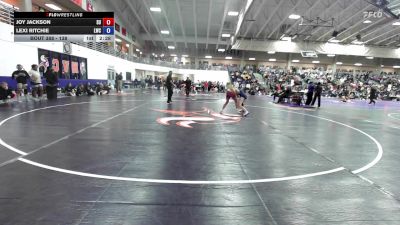 138 lbs Champ. Round 2 - Lexi Ritchie, Lindsey Wilson vs Joy Jackson, Schreiner University