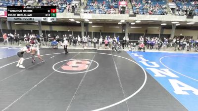 165 lbs Cons. Round 2 - Emarion Harris, Unattached vs Rylee McClellan, Unattached