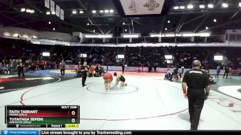 Girls 235 lbs Semifinal - Tutaitaga Sepeni, Hermiston (Girls) vs Faith Tarrant, Prairie (Girls)