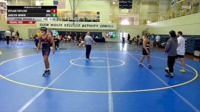 184 lbs Cons. Round 2 - Rylan Taylor, New Mexico Highlands vs Jaelyn Sides, Ottawa University