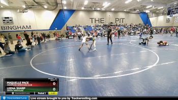 105 lbs 1st Place Match - Leena Sharp, Uintah Wrestling vs Maquelle Pace, Champions Wrestling Club