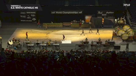 E.D. White Catholic HS "Thibodaux LA" at 2026 WGI Percussion/Winds World Championships