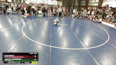 61 lbs Champ. Round 1 - Lad Pentz, Sanderson Wrestling Academy vs Gideon Andersen, Team Prestige