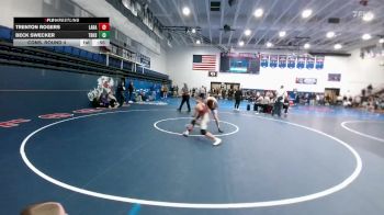 150 lbs Cons. Round 4 - Beck Swecker, Thunder Basin High School vs Trenton Rogers, Laramie